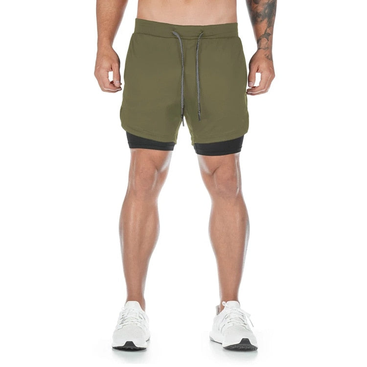 Shorts Masculino Dry Fit 2 em 1