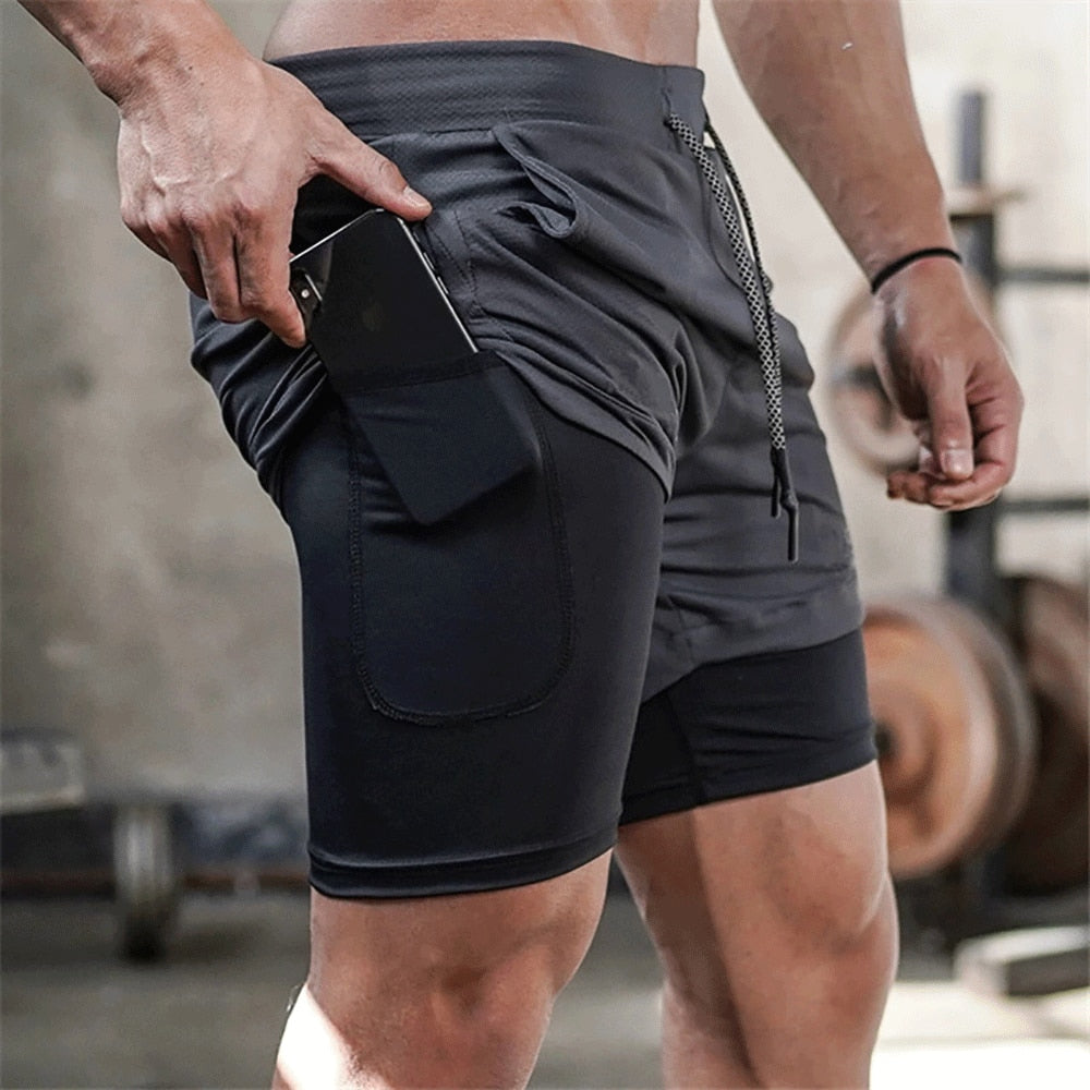 Shorts Masculino Dry Fit 2 em 1