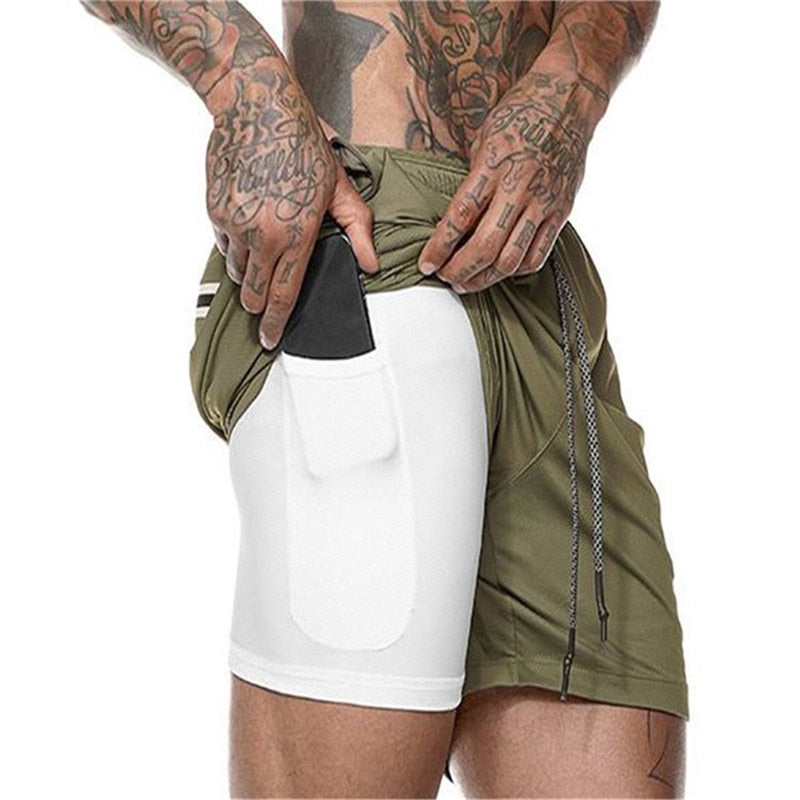 Shorts Masculino Dry Fit 2 em 1