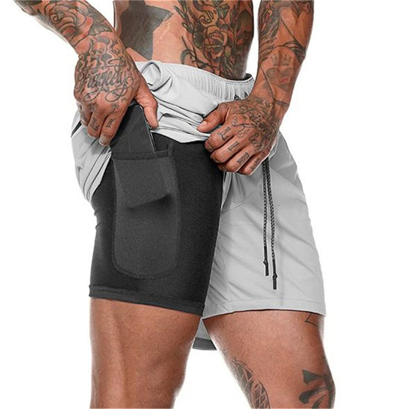 Shorts Masculino Dry Fit 2 em 1